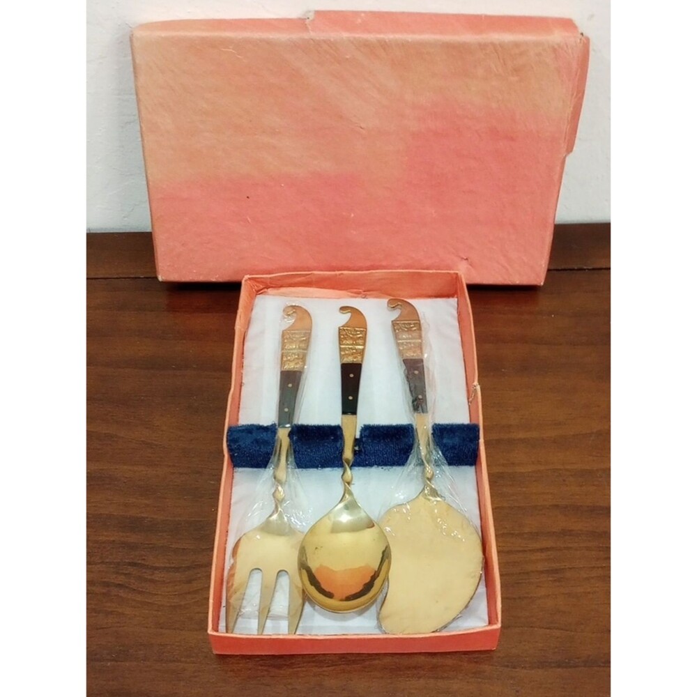 Prefollet KB Copper and Brass Service Set - Vintage!